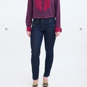 Alexander McQueen Dark Blue Straight Leg Jeans